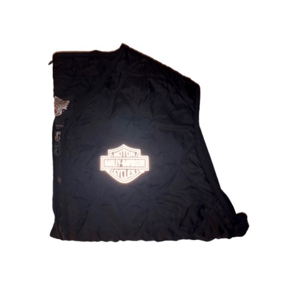 Men’s Harley Davidson Black Vest Riding Gear Quilt - Picture 12 of 12